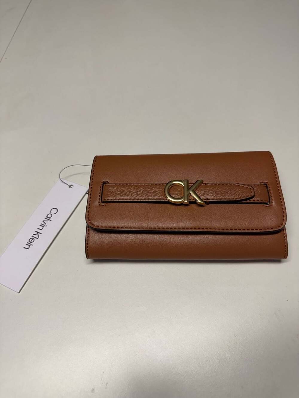 Calvin Klein Caramel Combo Long Wallet Style H6DODBE1
